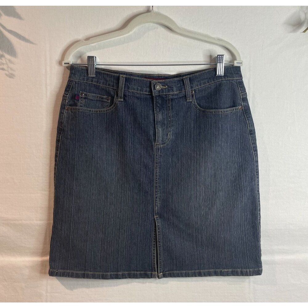 Z. Cavaricci Denim Skirt Size 10 Mid-Length